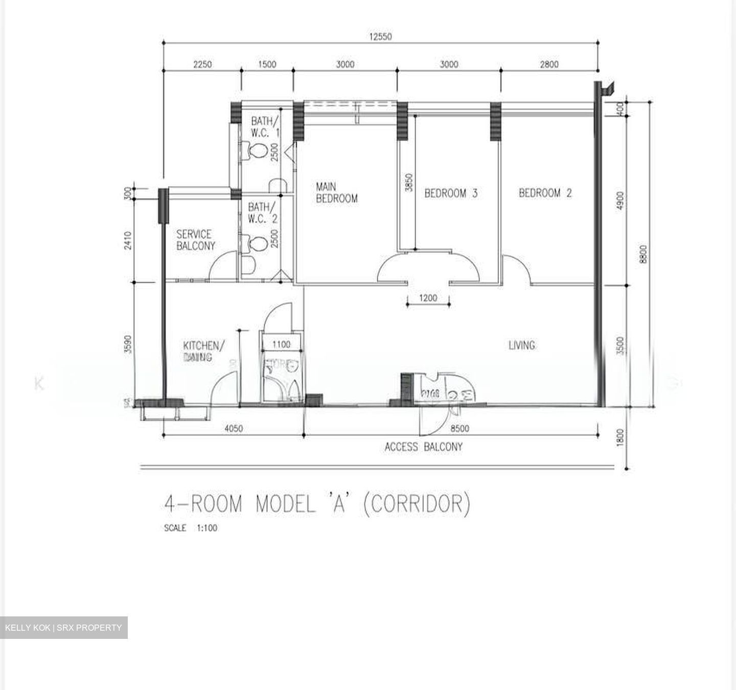 Blk 55 Pipit Road (Geylang), HDB 4 Rooms #606110641